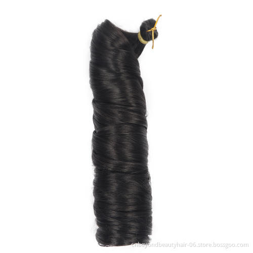 Ombre Loose Wave Crochet Braids Hair Wavy Synthetic Braiding Hair For Black Women French Pre Streched Curly Braiding Hair